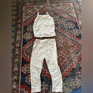 Konges Slojd floral tank pants set, 12-18 months